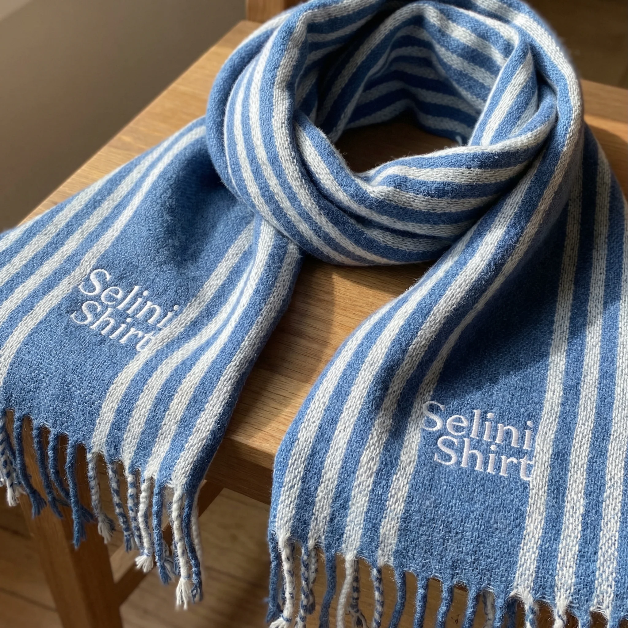 Schal besticken – Beispiel 2